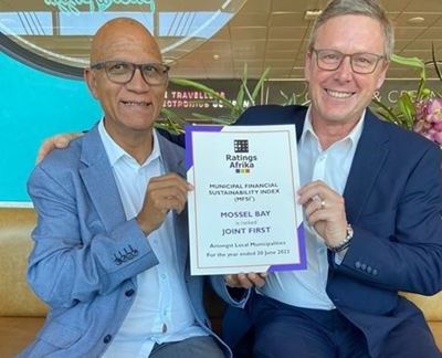 Mossel Bay Municipality best in SA