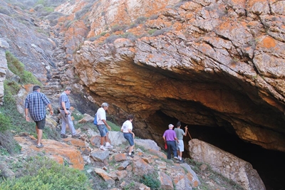 Tonnelgrotte die besoek werd