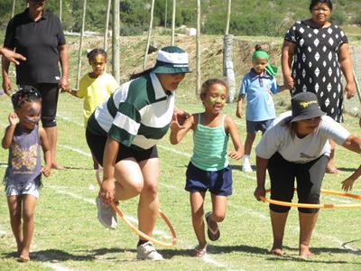 Graad R's hou sportdag in Melkies