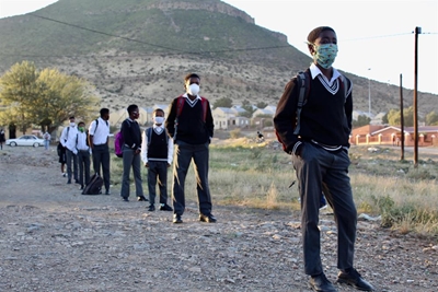 Learners return to new normal