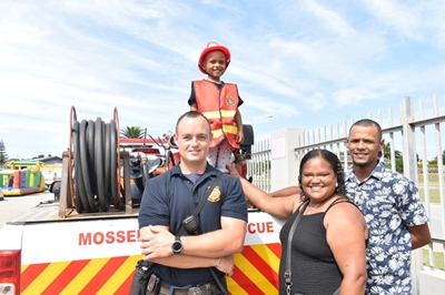 Young Mossel Bay residents take on mini Firefighter Challenge