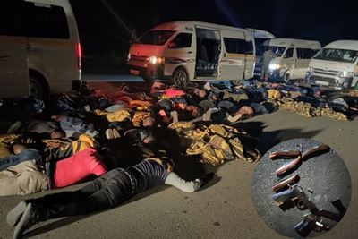 More than 150 undocumented immigrants in minibus taxi convoy nabbed in Free State