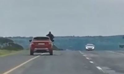 Man fined for steering Range Rover with feet in Gauteng