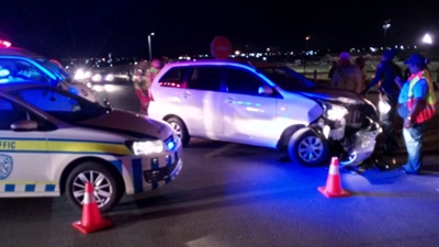 2 accidents, but no one injured