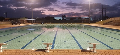 Conville swimming pool open to the public after gala