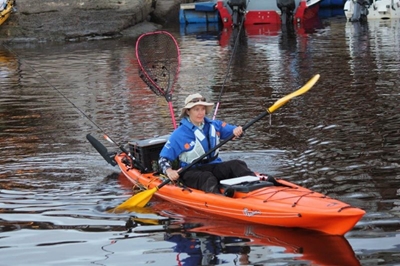 Kayak fishermen take to Witsand