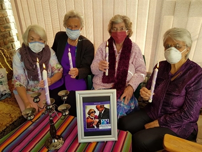 Elderly commemorates quietly