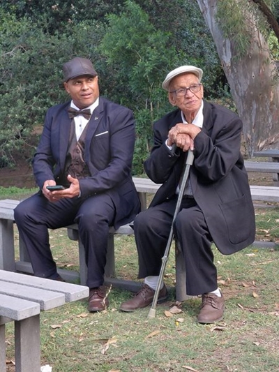 Grandfather (93) the best man at wedding