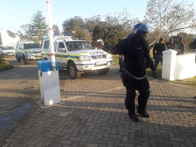 Update: Protest at university