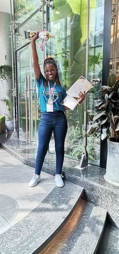 Spelling whizz shines at Intercontinental Spelling Bee