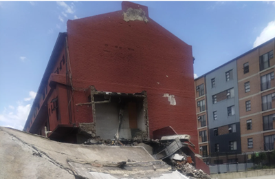 3 injured in Doornfontein building collapse after suspected gas explosion