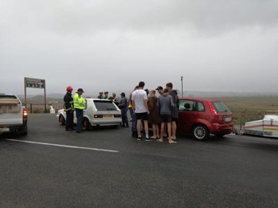 Vakansiegangers in botsing