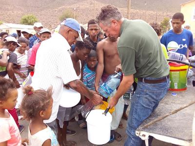 Town knee-deep in water crisis