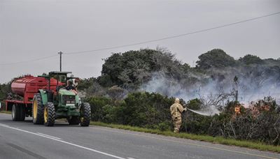 Brand jaag inwoners op hol