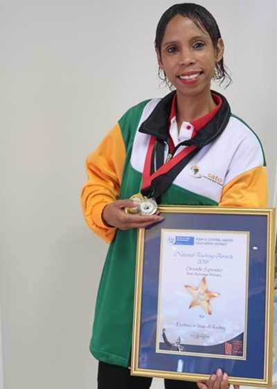 Grade R teacher scoops awards 