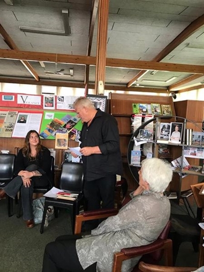 Authors and book lovers make their mark
