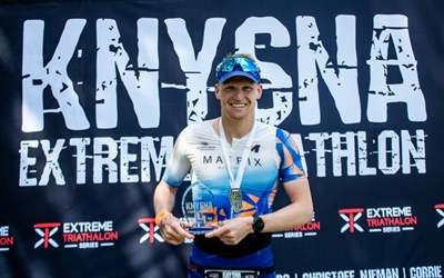 An extremely extreme triathlon