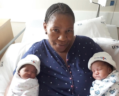 Twins peak prettily at local hospital