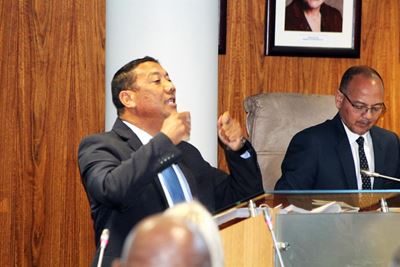 Naik sits tight in storm