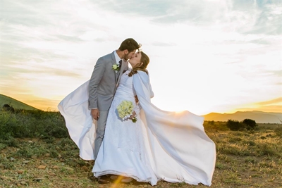 Wedding bells ring for Evan and his Wendy-Lee