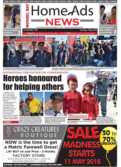 This week's Mossel Bay Home Ads news