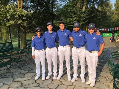 GolfRSA juniors hang tough in Italy