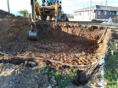Good progress on waste water treatment plant