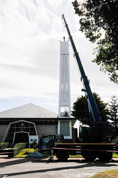 Kerk spog met nuwe kerktoring