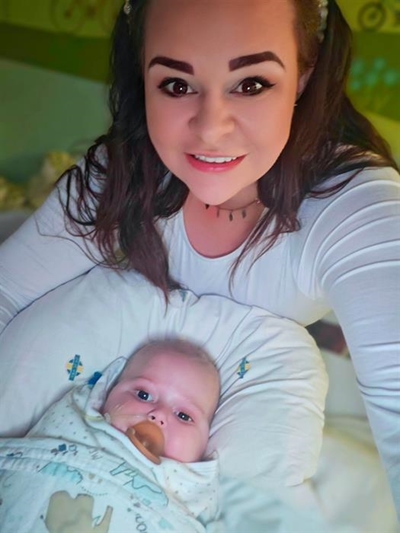 Juván’s miracle moment in his mother’s arms
