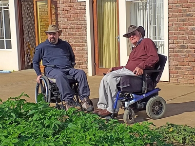 Rolstoelgebonde, maar vry van gees