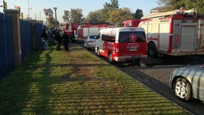 Alberton SARS building on fire