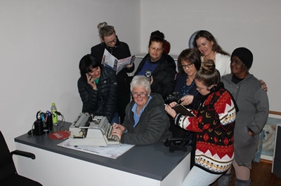 Suzette Herrer spog met 40 jaar diens