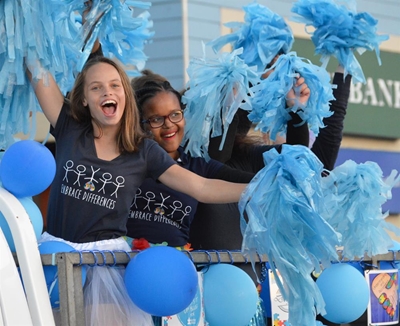 Staunch support for autism fun walk