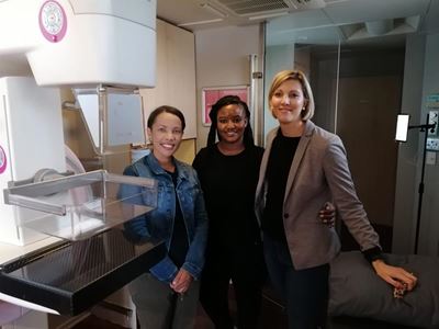 Eerste mammogram was 'n aangename ervaring