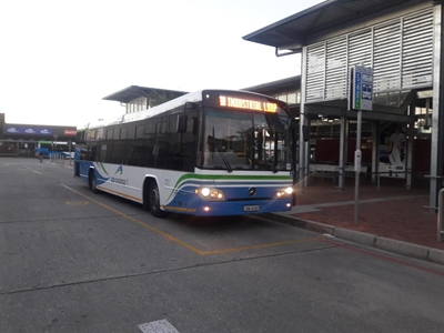 All smiles as bus service resumes