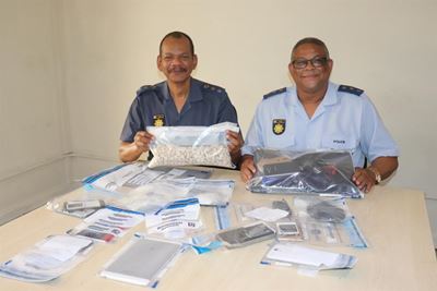 3 in drug and e-goods bust