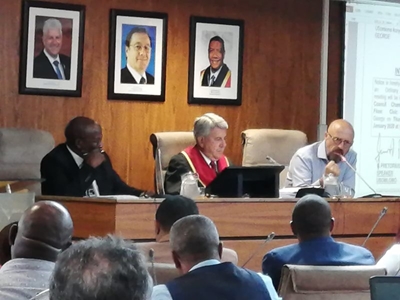 George council meeting in full swing