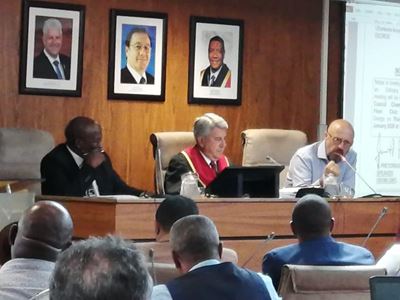 George council meeting in full swing