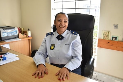 First woman commander for police station