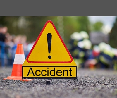 Motor vehicle accident at Louis Fourie intersection