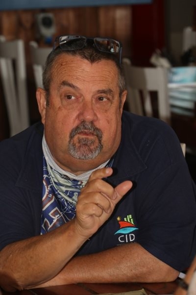 CID-span rol die welkom-matjie uit