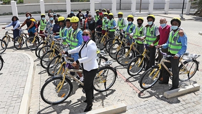 Learners receive brand new wheels