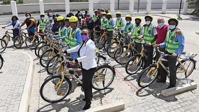 Learners receive brand new wheels