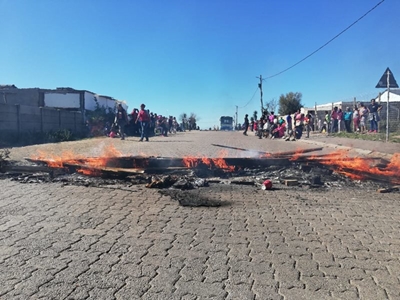 Opvolg: Protesaksie in New Dawn Park