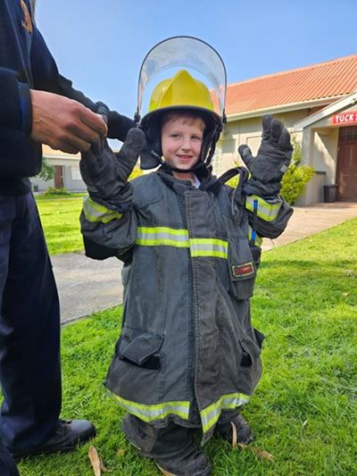 Joshua aims to be Mini Toughest Firefighter Alive