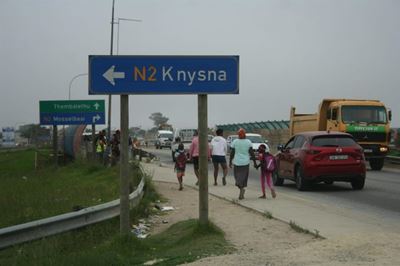 Thembalethu bridge lane closure