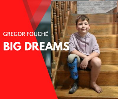 Gregor sprints towards his goals