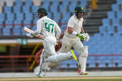 Verreynne on captain Elgar, Windies bowlers after tough day