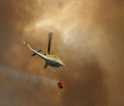 Brand by Melkhoutfontein onder beheer