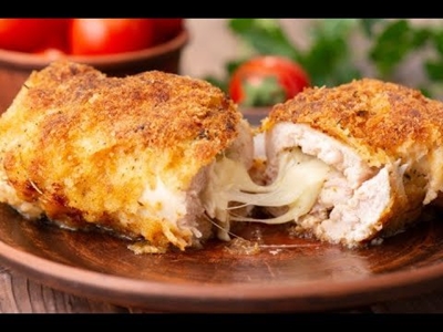 Crispy and creamy chicken cordon bleu